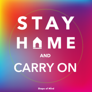 stay home and carry on, fight again virus covid-19